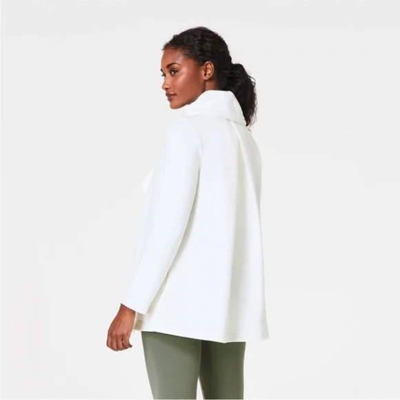 NEW SPANX AirEssiantials Open Wrap Cardigan Powder Size Small - Picture 5 of 10